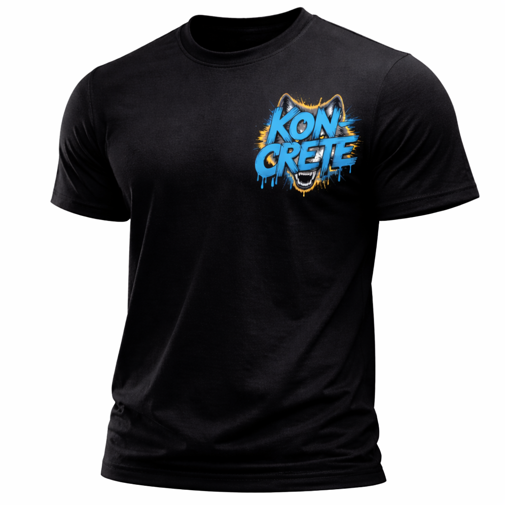 KON-CRETE Wolf Tee – Hunting Progress Daily