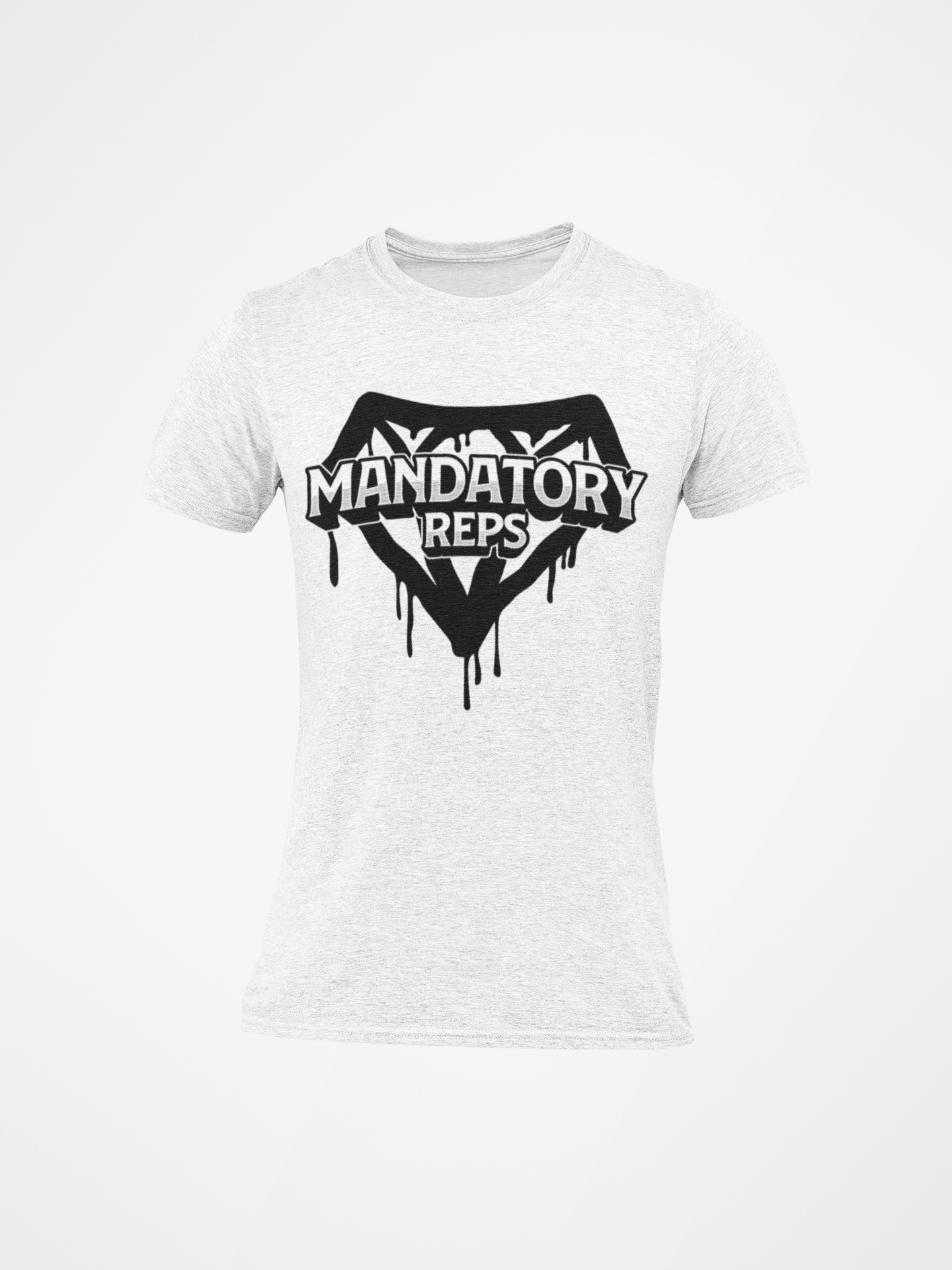 white and black mandatory reps by koncrete mindset