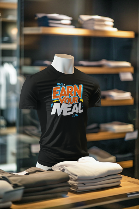 Earn Your Meal Tee | Discipline Before Indulgence