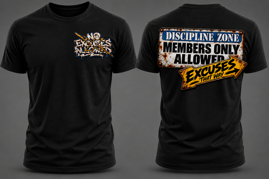 DISCIPLINE ZONE — MEMBERS ONLY TEE